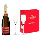 【セット】バイヤー厳選シャンパーニュ＆グラス２脚セット★(Buyer's carefully selected champagne & 2 glasses set)