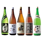 【ゆく年くる年予約】お値打ち日本酒一升瓶呑みくらべセット(Value-priced 1.8L bottle sake tasting set)