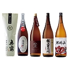 【ゆく年くる年予約】新潟地酒呑みくらべ一升瓶5本セット(Niigata Local Sake Tasting Comparison Set of 5 1.8L Bottles)