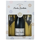 【グラス付き】ニコラ･フィアット セレクションブリュット レーマングラス2脚付き / ニコラ･フィアット(Nicolas Feuillatte Selection Brut Lehmann Glass Set)