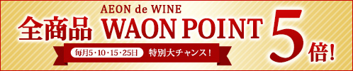 本日特別大チャンス！全商品 WAON POINT 5倍