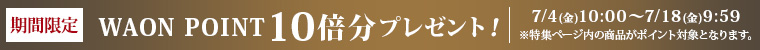 ネットWAONポイント10倍分プレゼント