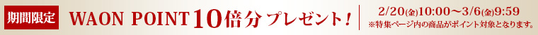 期間限定値下げ！