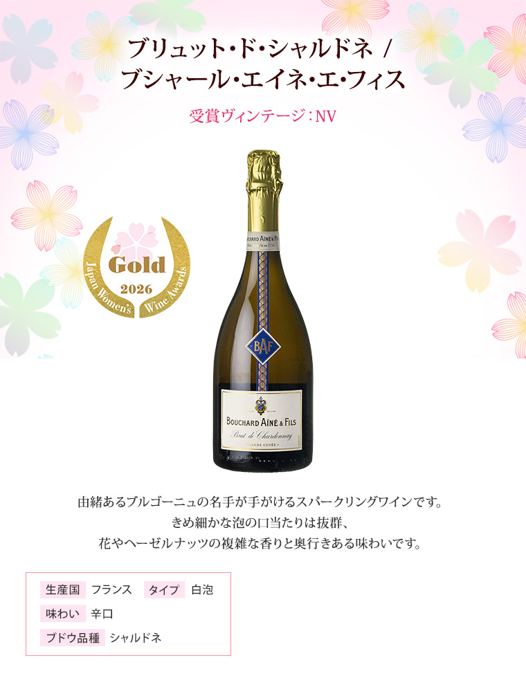 ブリュット･ド･シャルドネ / ブシャール･エイネ･エ･フィス