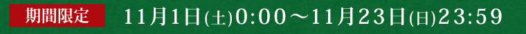 期間限定