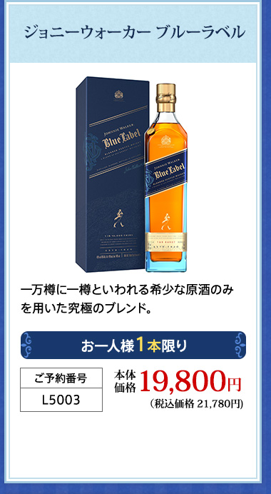 ジョニーウォーカー ブルーラベル