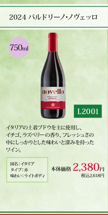 2024 バルドリーノ･ノヴェッロ
