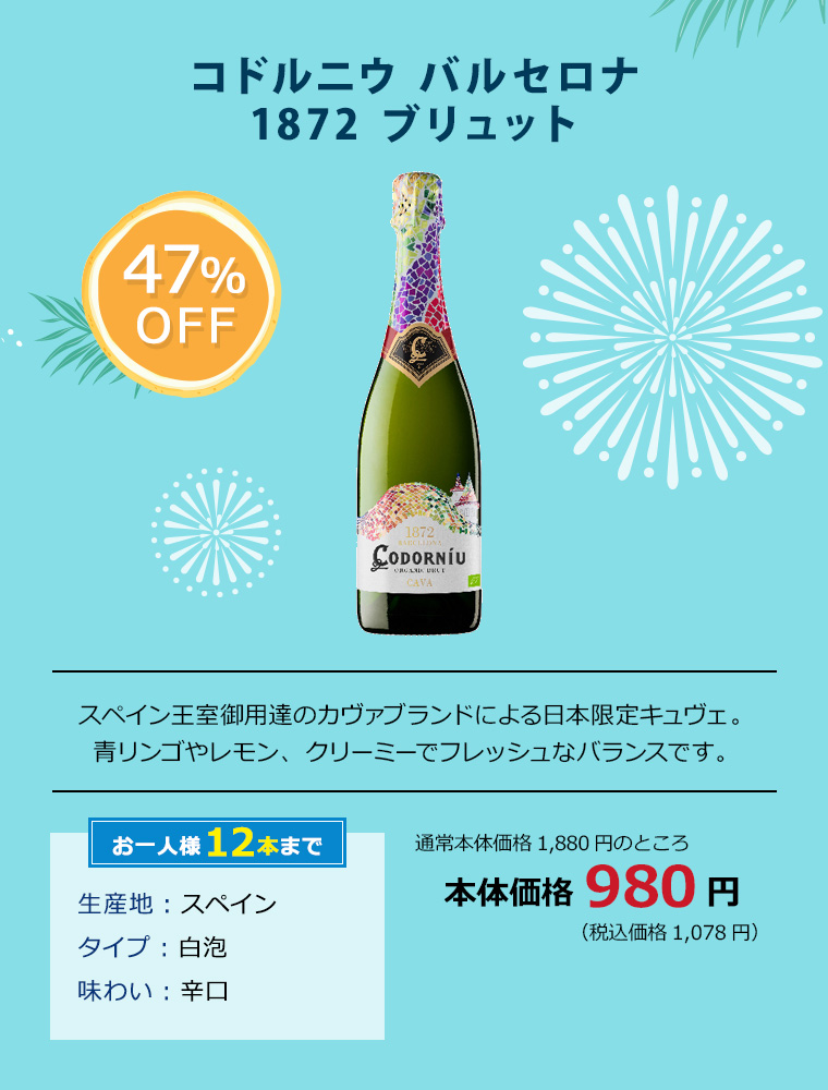 コドルニウ バルセロナ 1872 ブリュット