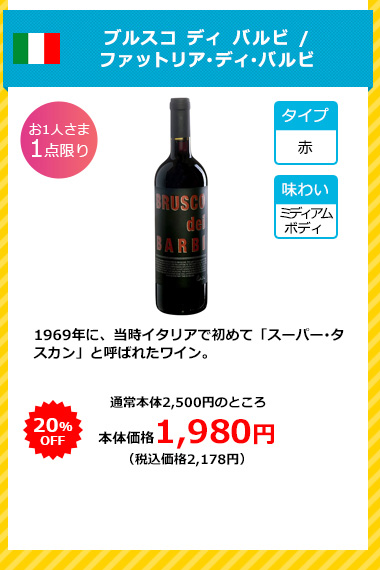 ブルスコ ディ バルビ / ファットリア･ディ･バルビ 