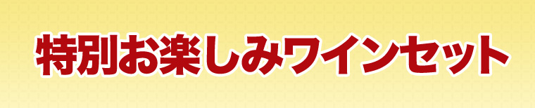 特別お楽しみワインセット