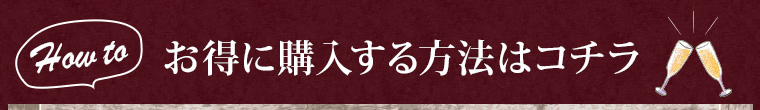 お得に購入する方法はコチラ