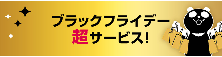 ブラックフライデー超サービス！