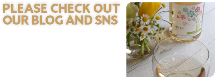 PLEASE CHECK OUT OUR BLOG AND SNS ワイン選びをもっと楽しく、いいワインをよりお気軽に、耳寄り情報をほぼ毎日発信しています。