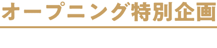 オープニング特別企画