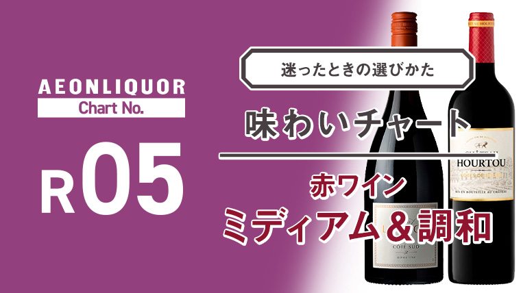 R05 迷ったときの選びかた味わいチャート赤ワインミディアム＆調和